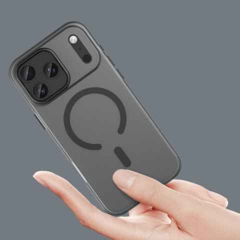 Etui case na iPhone 17 Pro Max Magnetic Abrasive MagSafe - matowe czarne HURTEL