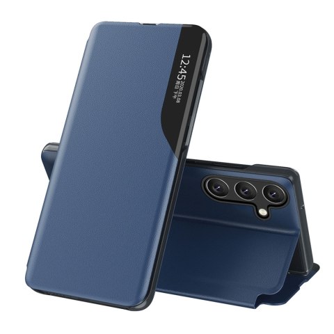 Etui futerał z klapką podstawką na Samsung Galaxy A26 Eco Leather View Case - niebieskie