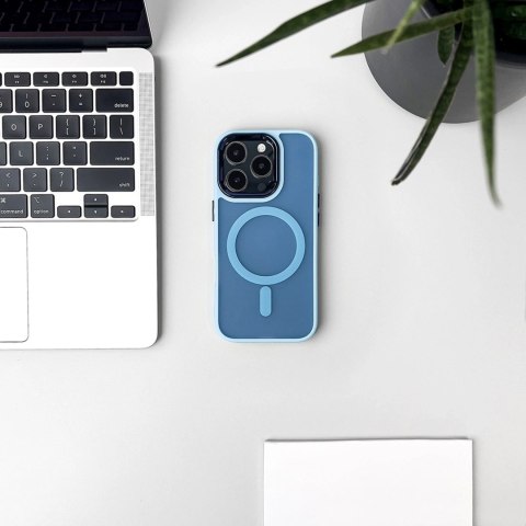 Etui ochronne plecki na Samsung Galaxy A26 5G Fashion Case MagSafe - niebieskie HURTEL