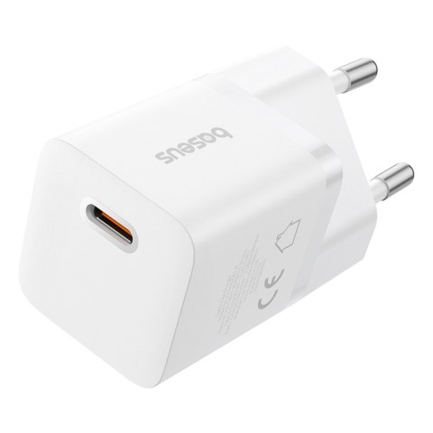 Ładowarka sieciowa USB- C GaN5 25W - biała BASEUS