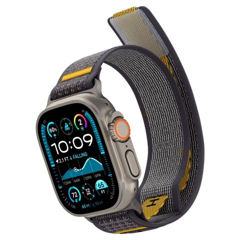 Pasek materiałowy na zegarek Apple Watch 44 / 45 / 46 / 49 mm Athlex Air - szary