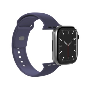 Pasek silikonowy na Apple Watch 44/45/46/49mm Icon - granatowy PURO