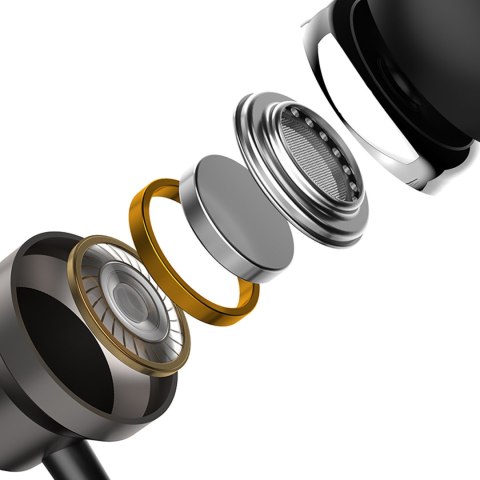 Słuchawki przewodowe dokanałowe X10PRO mini jack 3.5mm - czarne DUDAO