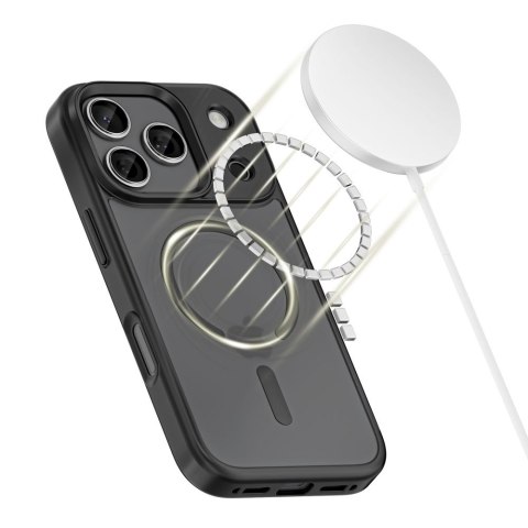 Etui case na iPhone 17 Pro Max MagMat MagSafe - czarny mat Tech-Protect