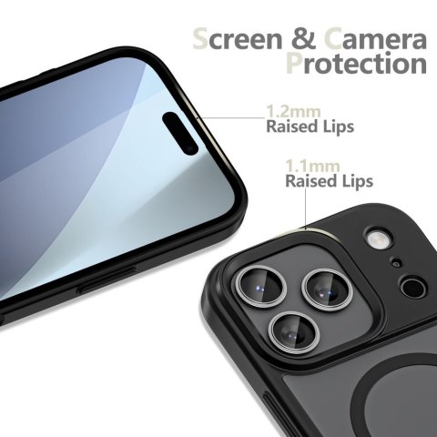 Etui case na iPhone 17 Pro Max MagMat MagSafe - czarny mat Tech-Protect