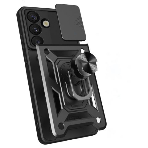 Etui pokrowiec na Samsung Galaxy S26 Plus Hybrid Armor Camshield - czarne HURTEL
