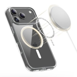 Etui pokrowiec na iPhone 17 Pro FlexAir Hybrid MagSafe - przezroczyste Tech-Protect
