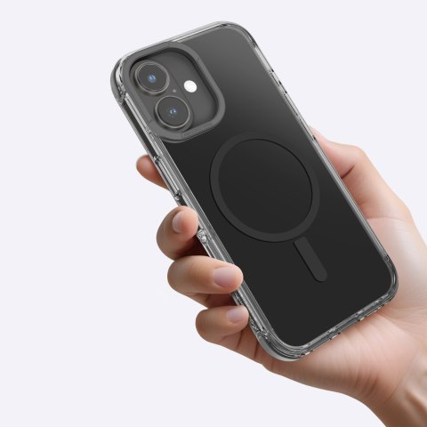 Etui silikonowe pokrowiec do iPhone 16 Plus Omni Mag Case - czarne AmazingThing