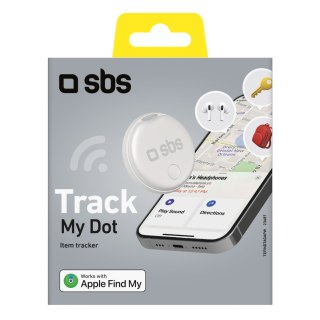 Lokalizator do kluczy roweru kompatybilny z Apple Find My Track My Circle - biały SBS