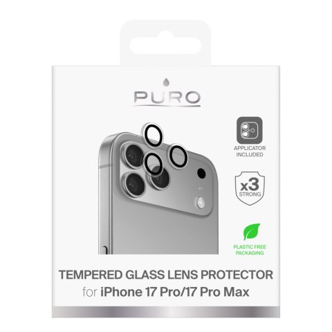 Szkła hartowane na obiektywy iPhone 17 Pro / iPhone 17 Pro Max Individual PURO