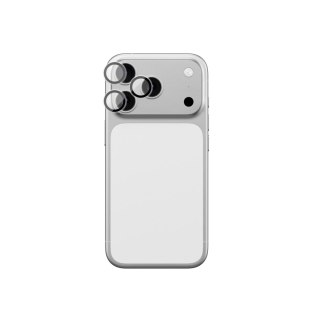 Szkło na aparat na iPhone 17 Pro / Pro Max Sapphire z czarną ramką AmazingThing