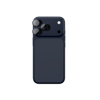 Szkło na aparat na iPhone 17 Pro / Pro Max Sapphire z niebieską ramką AmazingThing