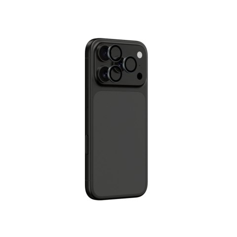 Szkło na aparat na iPhone 17 Pro / Pro Max Sapphire z szarą ramką AmazingThing