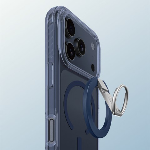 Etui case na iPhone 17 Pro Titan Pro Grip Ring Set MagSafe - niebieskie AmazingThing