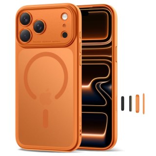 Etui ochronne case na iPhone 17 Pro Max Magpeak Magsafe CC - pomarańczowy mat Tech-Protect