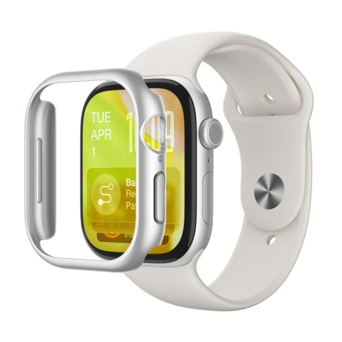 Etui ochronne na zegarek Apple Watch Series 11 46mm Minimal - srebrne AmazingThing