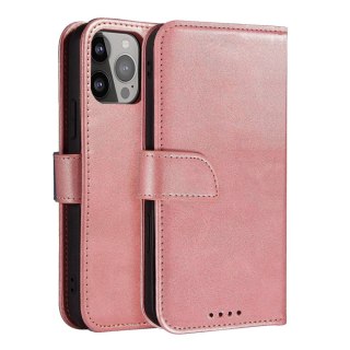 Etui ochronne z klapką do Samsung Galaxy S25 Ultra Magnet Case - różowy HURTEL