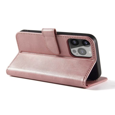 Etui ochronne z klapką do Samsung Galaxy S25 Ultra Magnet Case - różowy