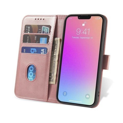 Etui ochronne z klapką do Samsung Galaxy S25 Ultra Magnet Case - różowy