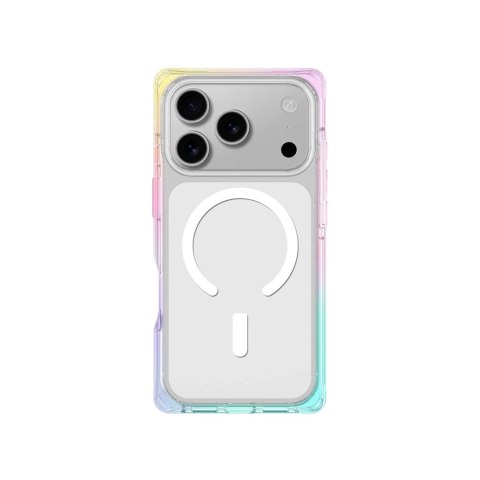 Etui pokrowiec na iPhone 17 Pro Max Omni MagSafe - przezroczyste-tęczowe AmazingThing