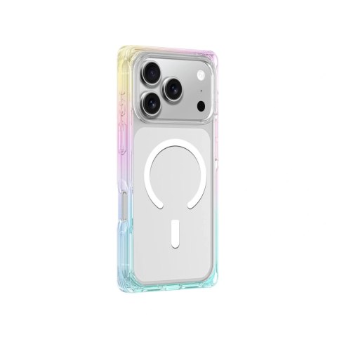 Etui pokrowiec na iPhone 17 Pro Max Omni MagSafe - przezroczyste-tęczowe AmazingThing