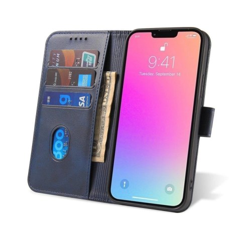 Etui pokrowiec z klapką do Samsung Galaxy S24 FE Magnet Case - niebieski HURTEL