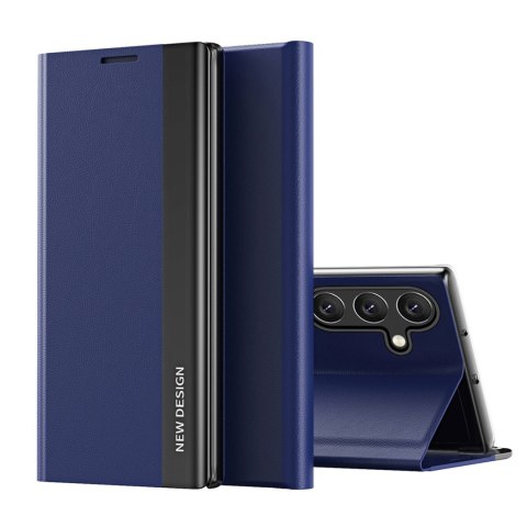 Etui z klapką i podstawką do Samsung Galaxy S25+ Sleep Case Pro - niebieski HURTEL