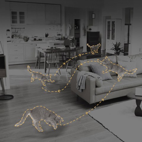 Kamera wewnętrzna do monitoringu 2K IR Wi-Fi Bluetooth - biała Dreame