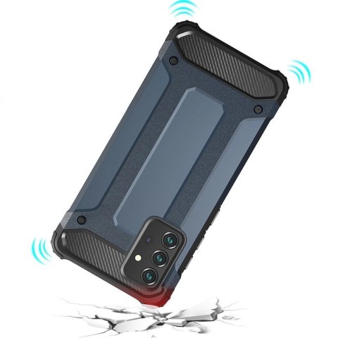 Pancerne hybrydowe etui pokrowiec na Samsung Galaxy A26 Hybrid Armor - niebieski