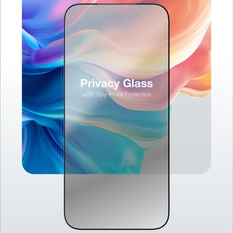 Szkło hartowane prywatyzujące na iPhone 17 Pro Radix Privacy AmazingThing