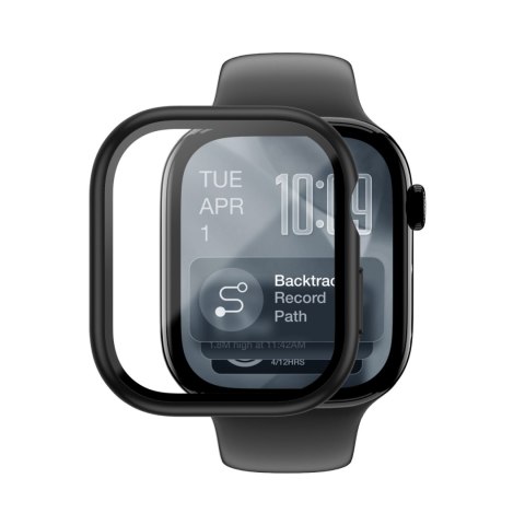 Szkło ochronne z etui na Apple Watch Series 11 42 mm Radix - czarne AmazingThing