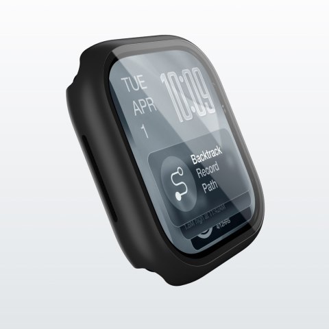 Szkło ochronne z etui na Apple Watch Series 11 42 mm Radix - czarne AmazingThing