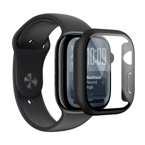 Szkło ochronne z etui na Apple Watch Series 11 46 mm Radix - czarne AmazingThing