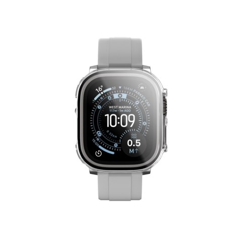 Szkło ochronne z etui na Apple Watch UItra 3 49 mm Radix - przezroczyste