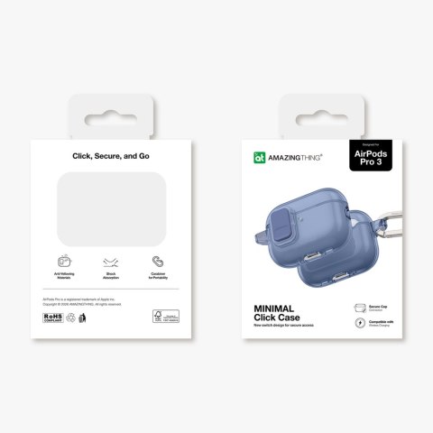 Etui do słuchawek AirPods Pro 3 Minimal Case - niebieskie AmazingThing