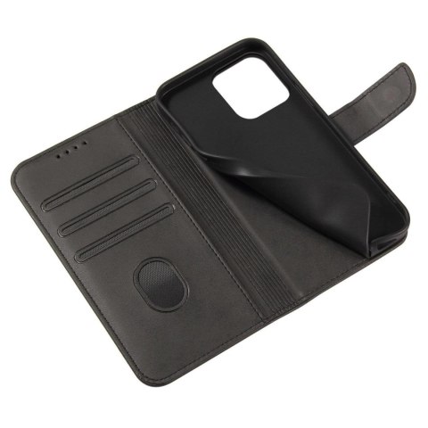Etui ochronne z klapką do Samsung Galaxy S25+ Magnet Case - czarne HURTEL