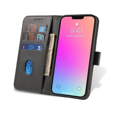 Etui ochronne z klapką do Samsung Galaxy S25+ Magnet Case - czarne HURTEL