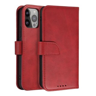 Etui ochronne z klapką do Samsung Galaxy S25+ Magnet Case - czerwone HURTEL