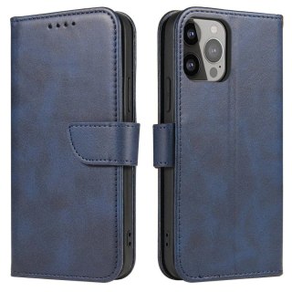 Etui ochronne z klapką do Samsung Galaxy S25+ Magnet Case - niebieskie HURTEL