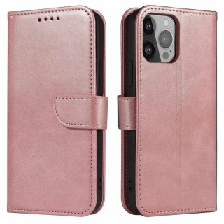 Etui ochronne z klapką do Samsung Galaxy S25+ Magnet Case - różowe HURTEL
