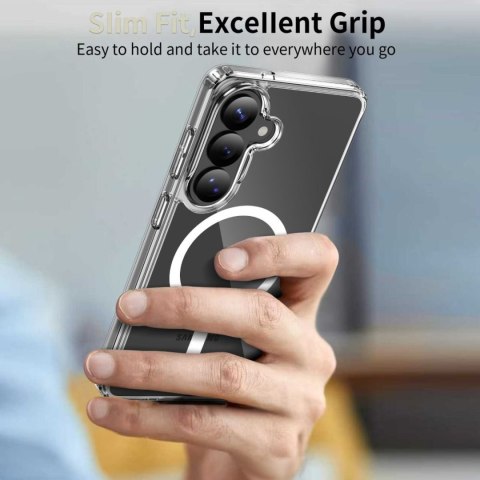Etui pokrowiec case na Samsung Galaxy S26+ FlexAir Hybrid MagSafe - przezroczysty Tech-Protect