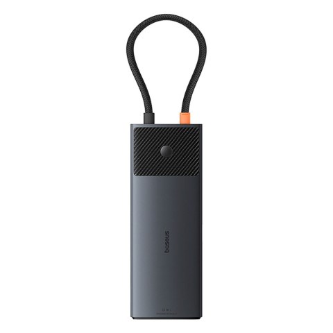 HUB adapter rozdzielacz 10w1 HDMI USB-A USB-C RJ45 SD TF - szary BASEUS