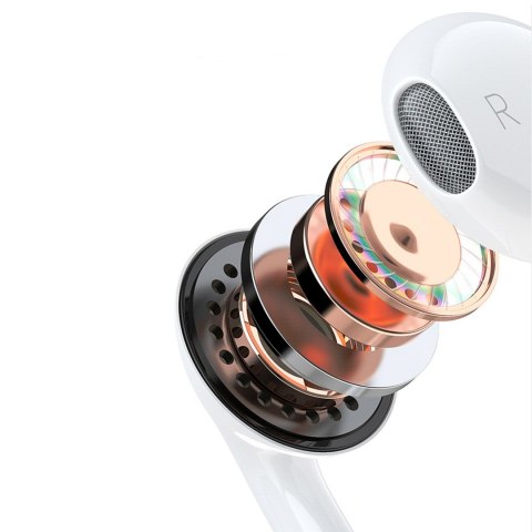 Słuchawki przewodowe douszne X14PROL-W1 iPhone Lightning - białe DUDAO