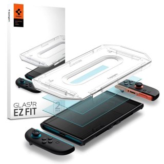 Szkło hartowane na konsolę Nintendo Switch 2 Glas.Tr EZ FIT przezroczyste - 2 szt. SPIGEN
