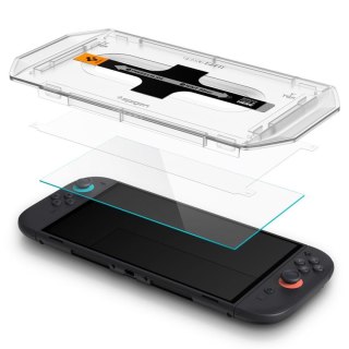 Szkło hartowane na konsolę Nintendo Switch 2 Glas.Tr EZ FIT przezroczyste - 2 szt. SPIGEN