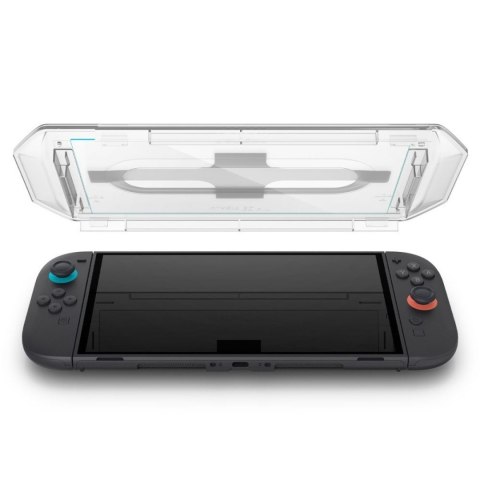 Szkło hartowane na konsolę Nintendo Switch 2 Glas.Tr EZ FIT przezroczyste - 2 szt. SPIGEN