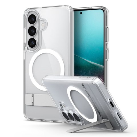 Etui case na Samsung Galaxy S26 Ultra Hybrid S Mag MagSafe - przezroczysto-białe SPIGEN