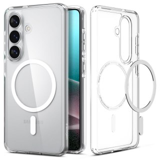 Etui pokrowiec na Samsung Galaxy S26 Ultra Hybrid Mag MagSafe - przezroczysto-białe