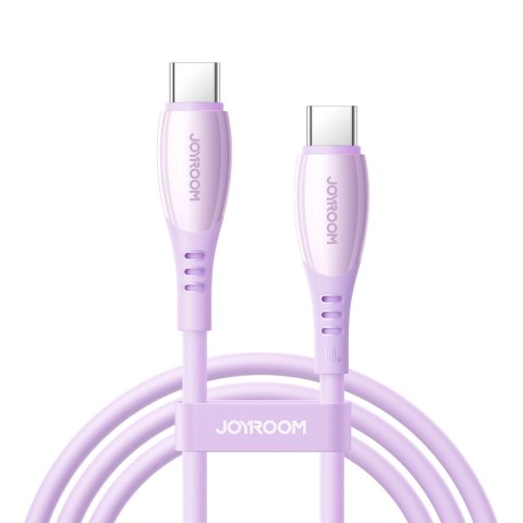 Kabel przewód USB-C Vibrant Series 60W 1.2m - fioletowy JOYROOM