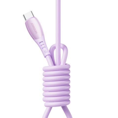 Kabel przewód USB-C Vibrant Series 60W 1.2m - fioletowy JOYROOM